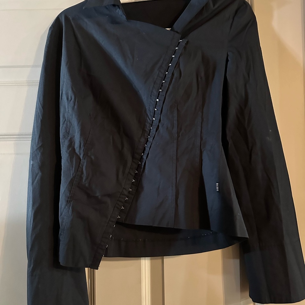 Stylish Black Asymmetrical Jacket - image 1